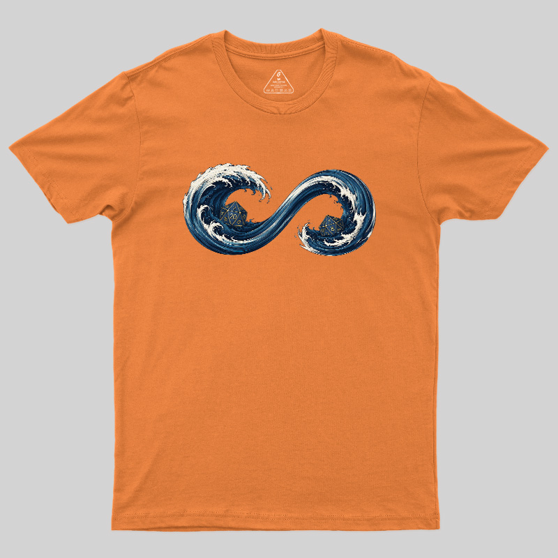 Endless TTRPG Ocean Dice Geek T-Shirt