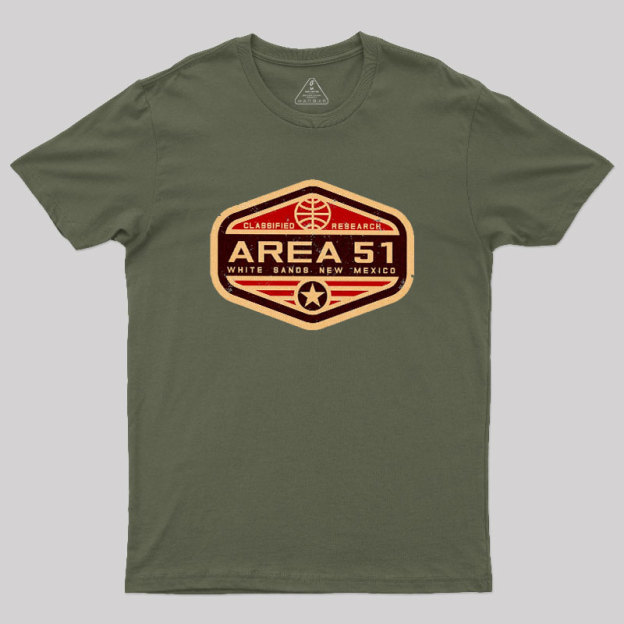 Area 51 Classified Geek T-Shirt