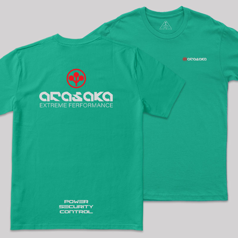 Arasaka Front and Back Printing Geek T-Shirt