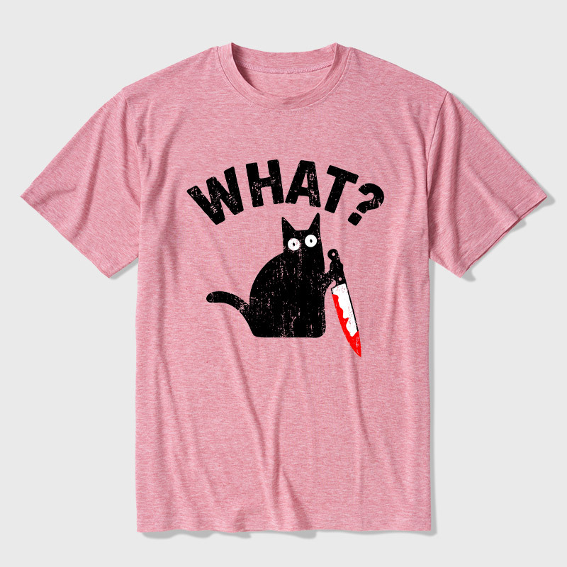 What Cat Funny Ultra Soft Heather Tee