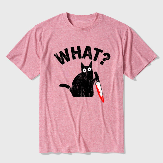 What Cat Funny Ultra Soft Heather Tee