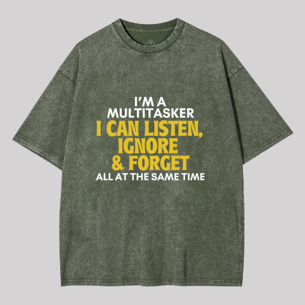 Sarcastic Geek Washed T-shirt