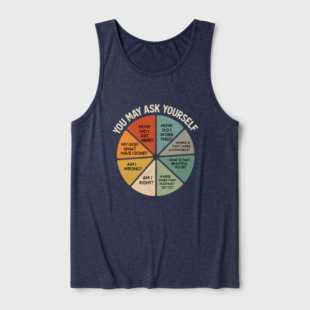 You May Ask Yourself Ultra Soft Heather Tank