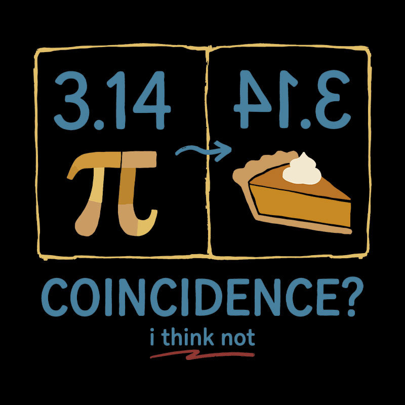 Pi Coincidence Geek T-Shirt