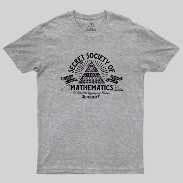 Illumathnati - Secret Society of Math Geek T-Shirt