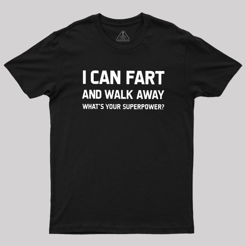 Humorous Superpower Geek T-Shirt