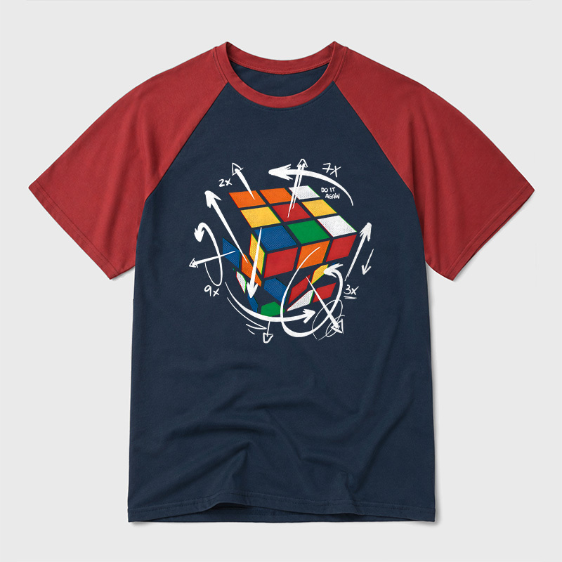 The Cube's Formula Geek Retro Raglan T-Shirt