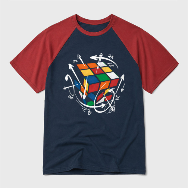 The Cube's Formula Geek Retro Raglan T-Shirt