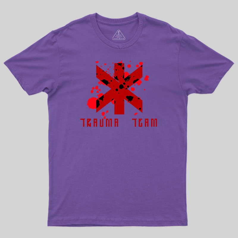 BLOOD TYPE O Tシャツ Geeksoutfit Trauma Team Blood-Cyberpunk 2077 T-Shirt for Sale