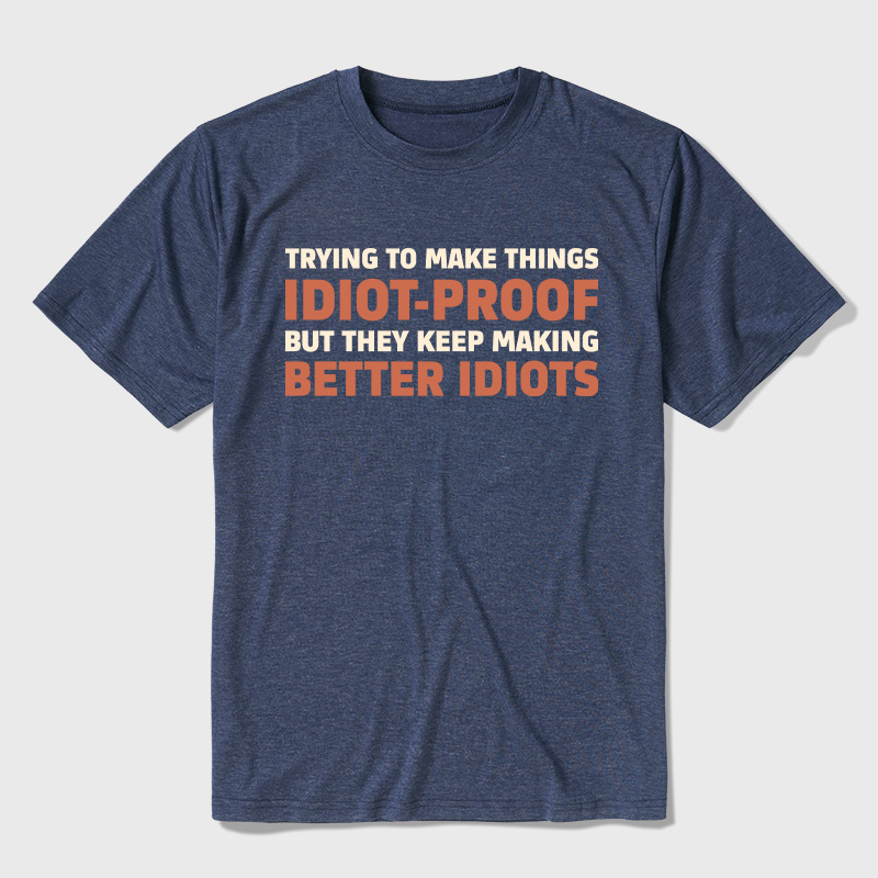 Idiot-Proof Paradox Ultra Soft Heather Tee