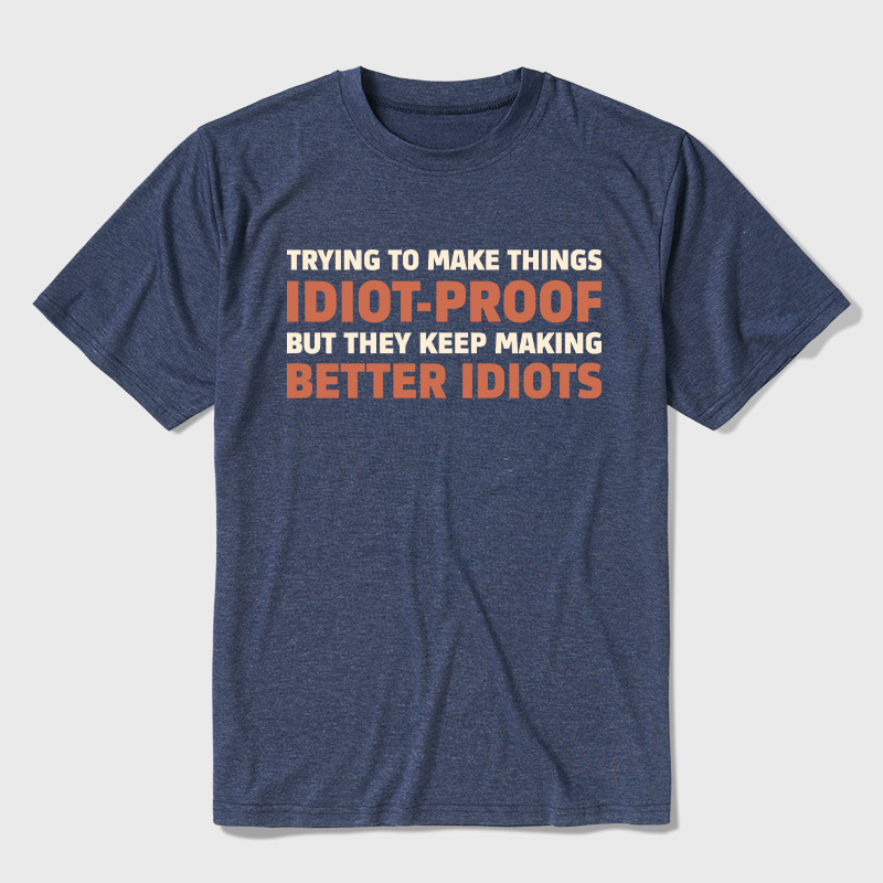 Idiot-Proof Paradox Ultra Soft Heather Tee