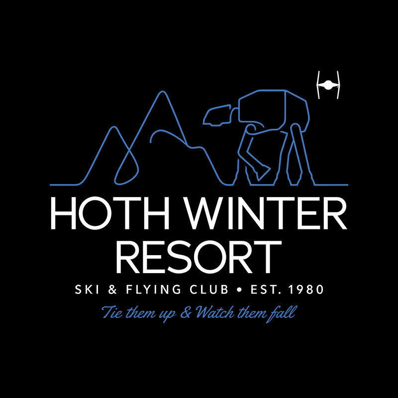 Ice Planet Winter Resort & Ski Club Geek T-Shirt