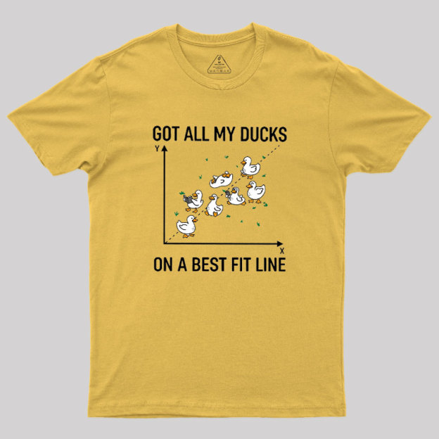 Ducks in a Row Geek T-Shirt