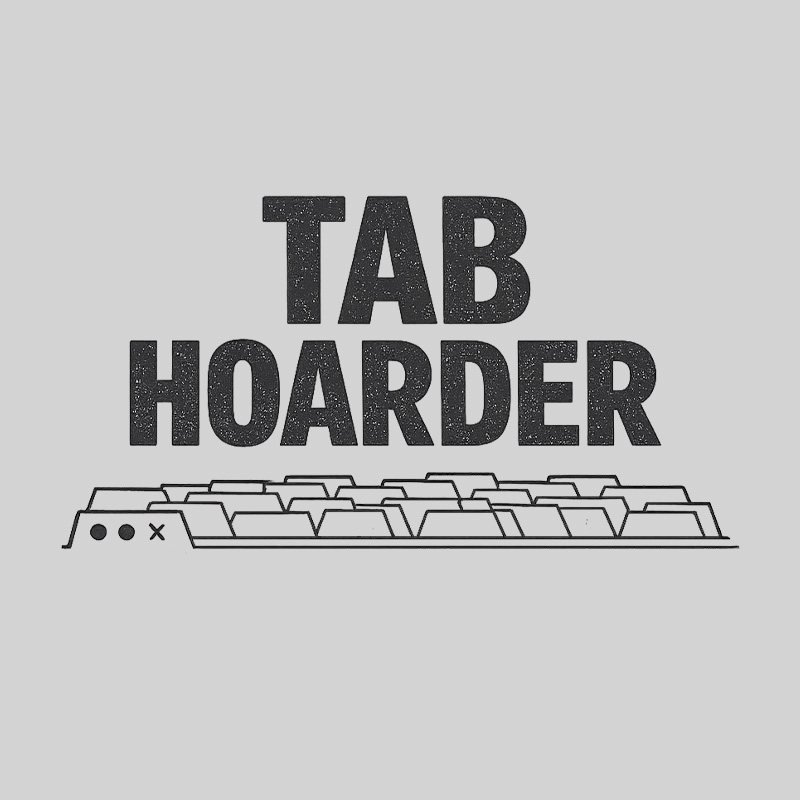Tab Hoarder Geek T-Shirt