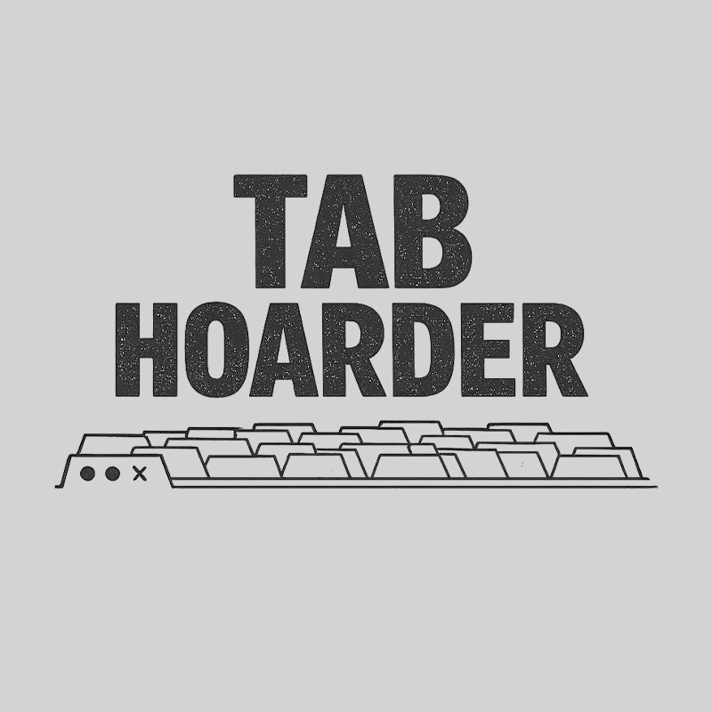 Tab Hoarder Geek T-Shirt