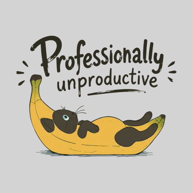 Professionally Unproductive Geek T-Shirt