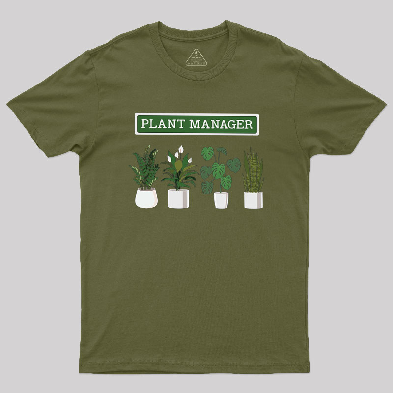 Plant Manager Geek T-Shirt
