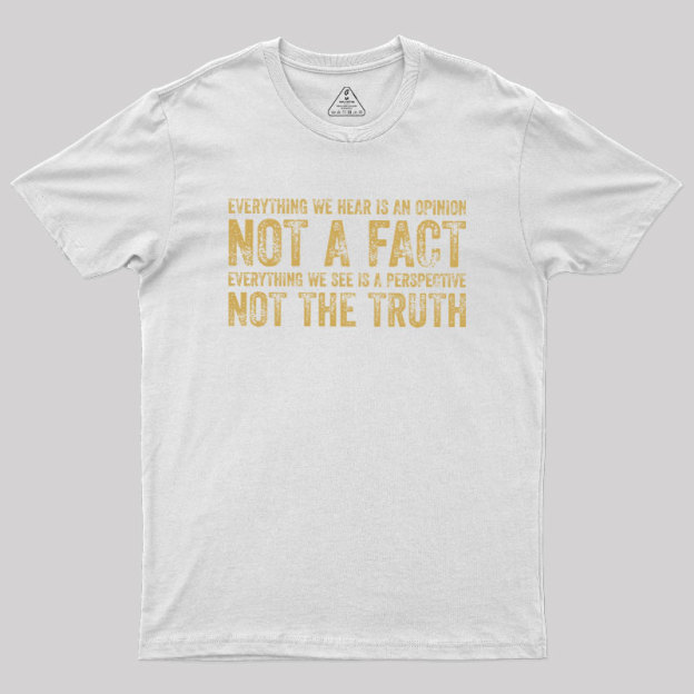 Perspective and Truth Geek T-Shirt