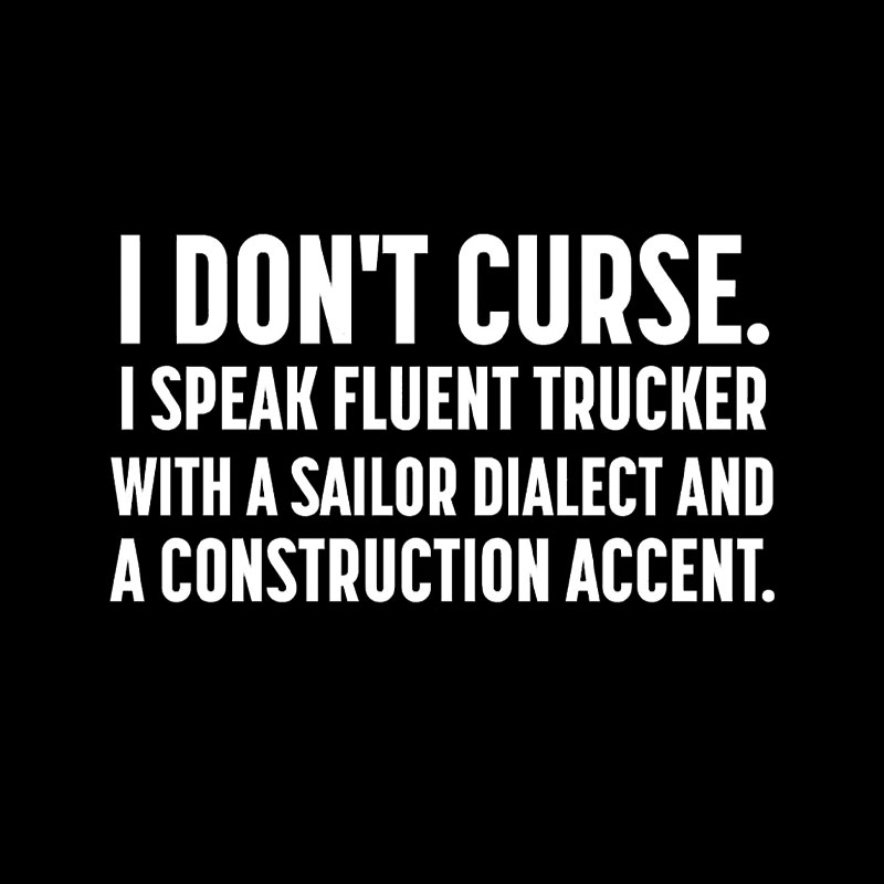 I?Dont Curse Geek T-Shirt