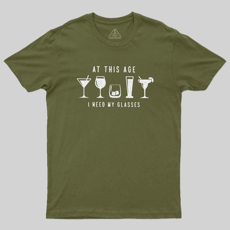 I Need My Glasses Geek T-Shirt