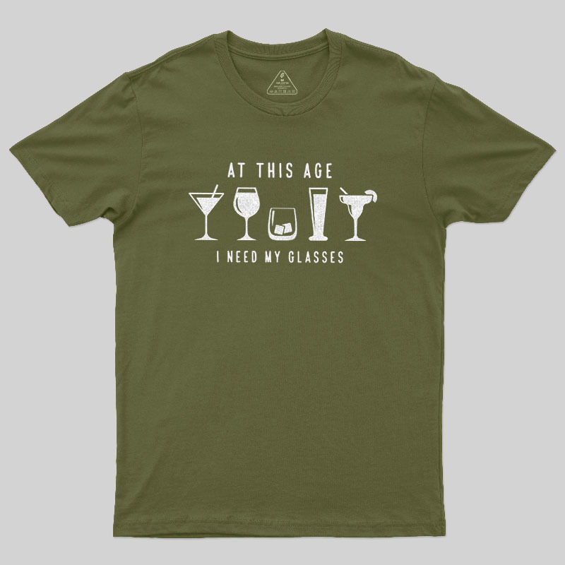 I Need My Glasses Geek T-Shirt