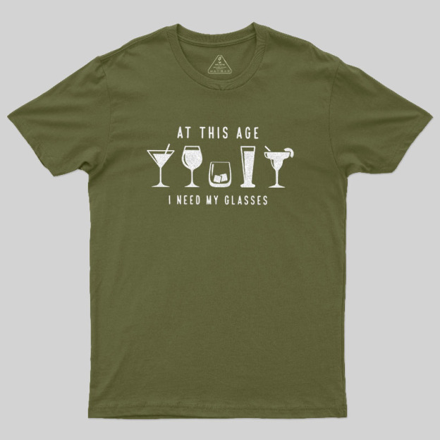 I Need My Glasses Geek T-Shirt