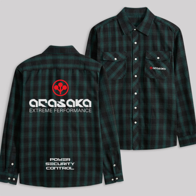 Arasaka Plaid Flannel Shirt