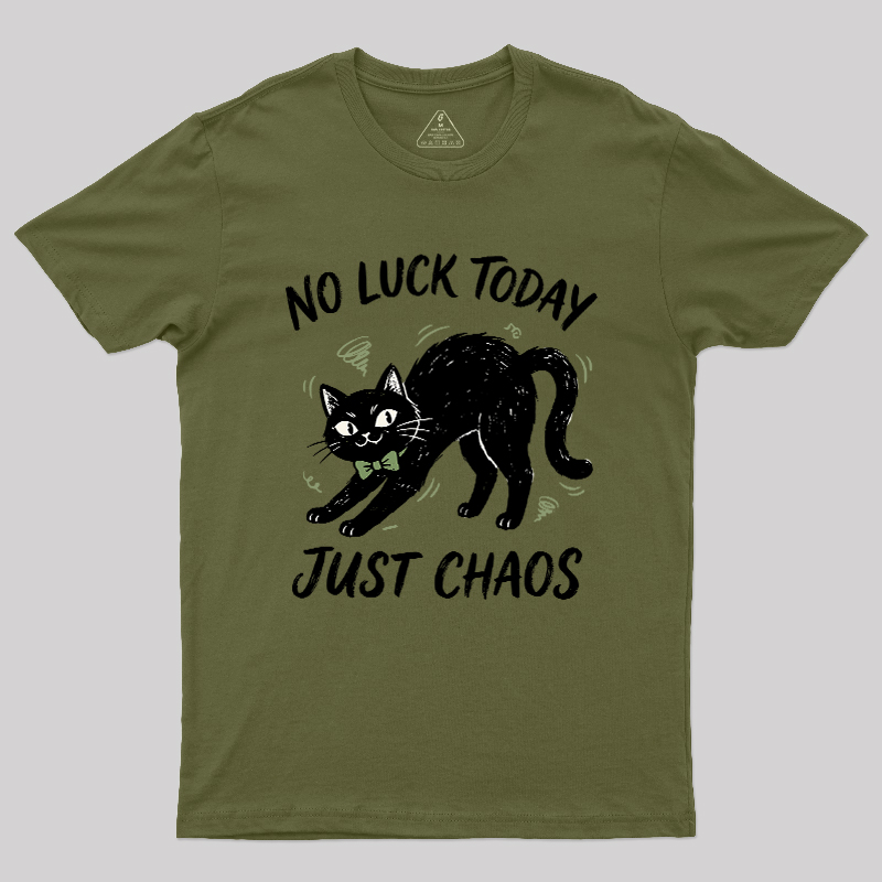 Just Chaos Cat Geek T-Shirt