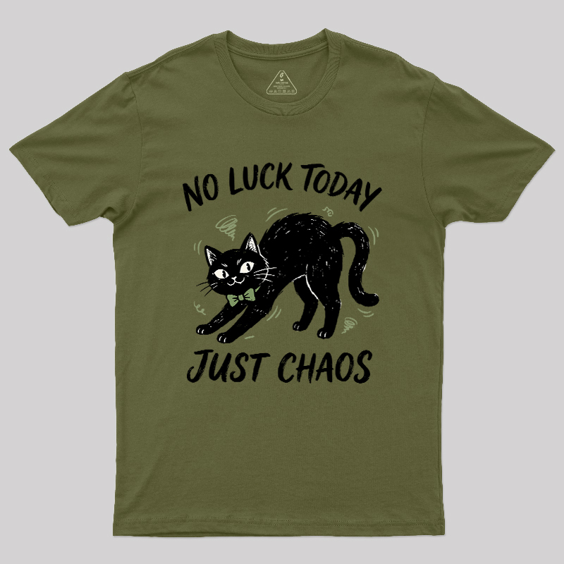Just Chaos Cat Geek T-Shirt