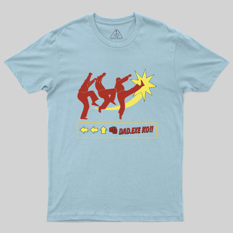 Dad EXE KO Game Combo Geek T-Shirt