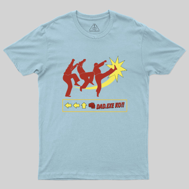 Dad EXE KO Game Combo Geek T-Shirt