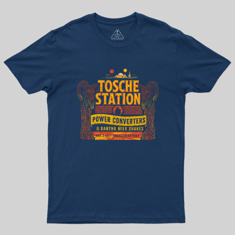 Space Fuel Stop Power Converter Geek T-Shirt