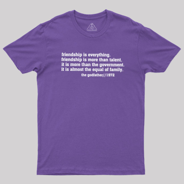 The Godfather quote Geek T-Shirt