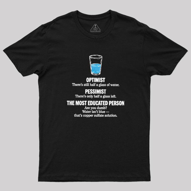 Half-Full Logic Geek T-Shirt