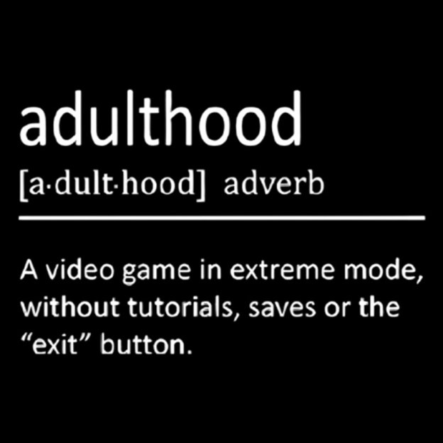 Adulthood Definition Geek T-Shirt