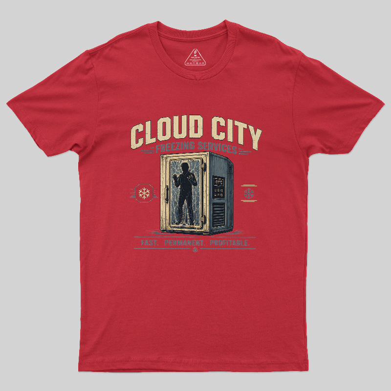Cloud City Freezing Services Geek T-Shirt