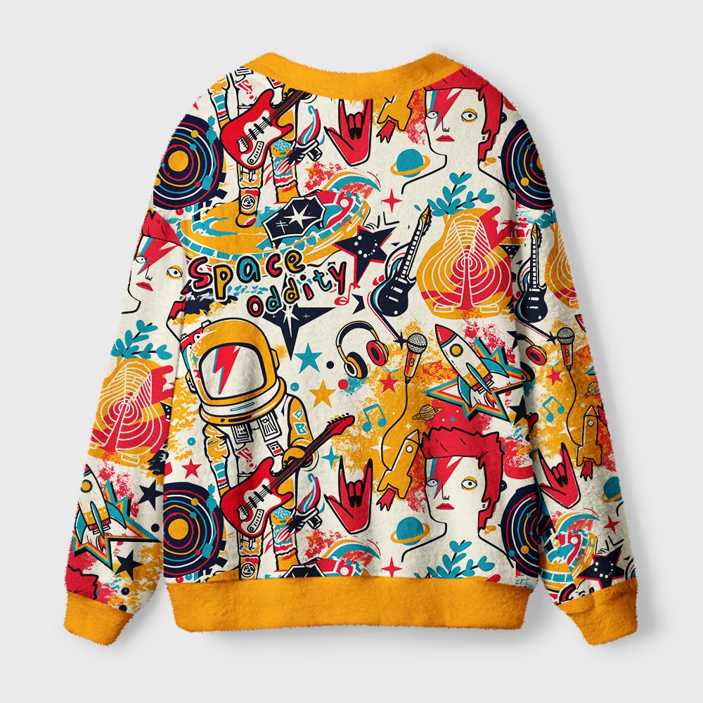 Space Oddity Geek Ugly Cardigan Sweaters