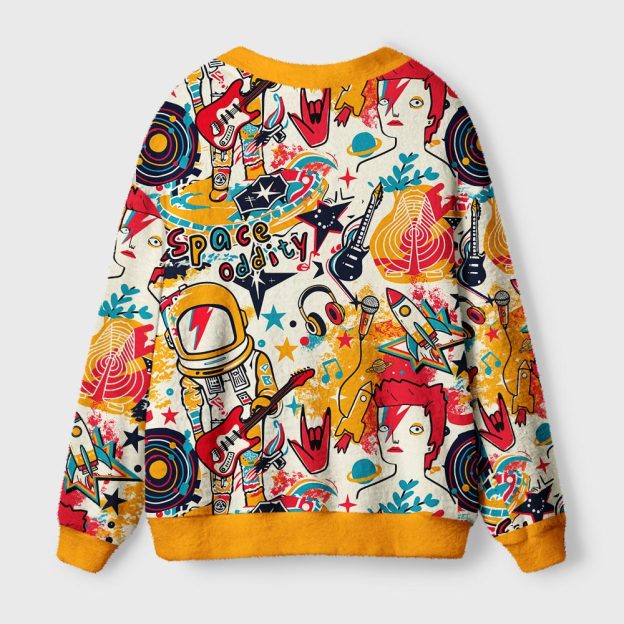 Space Oddity Geek Ugly Cardigan Sweaters