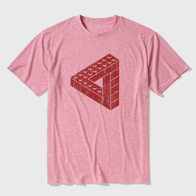 Escher Toy Bricks Ultra Soft Heather Tee