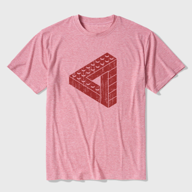 Escher Toy Bricks Ultra Soft Heather Tee