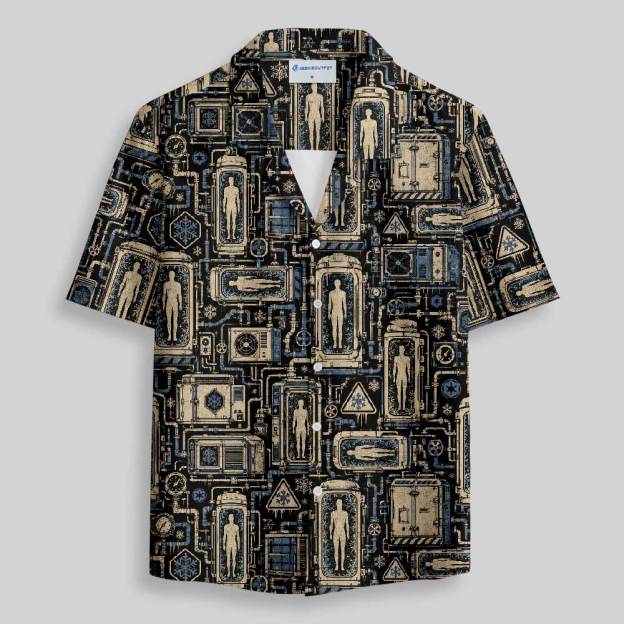 Cloud City Freezing Services Button Up Pocket Shirt