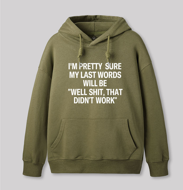 My Last Word Geek Hoodie