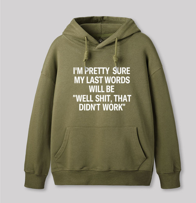 My Last Word Geek Hoodie