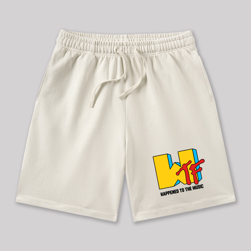 WTF Happened To The Music Geeky Washed Shorts