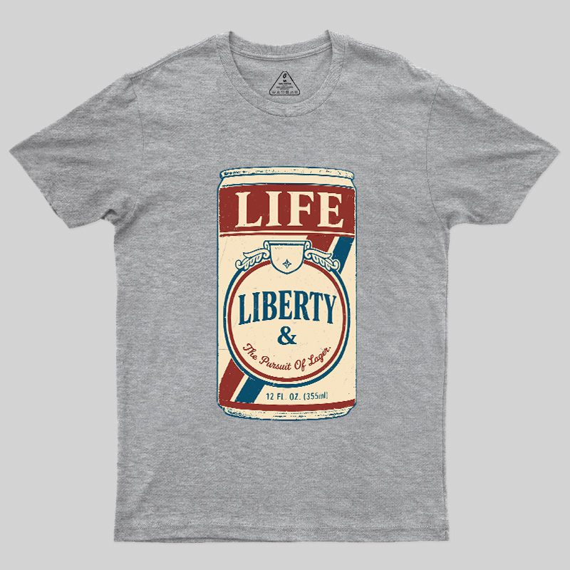 Independence Day Beer Lover Geek T-Shirt