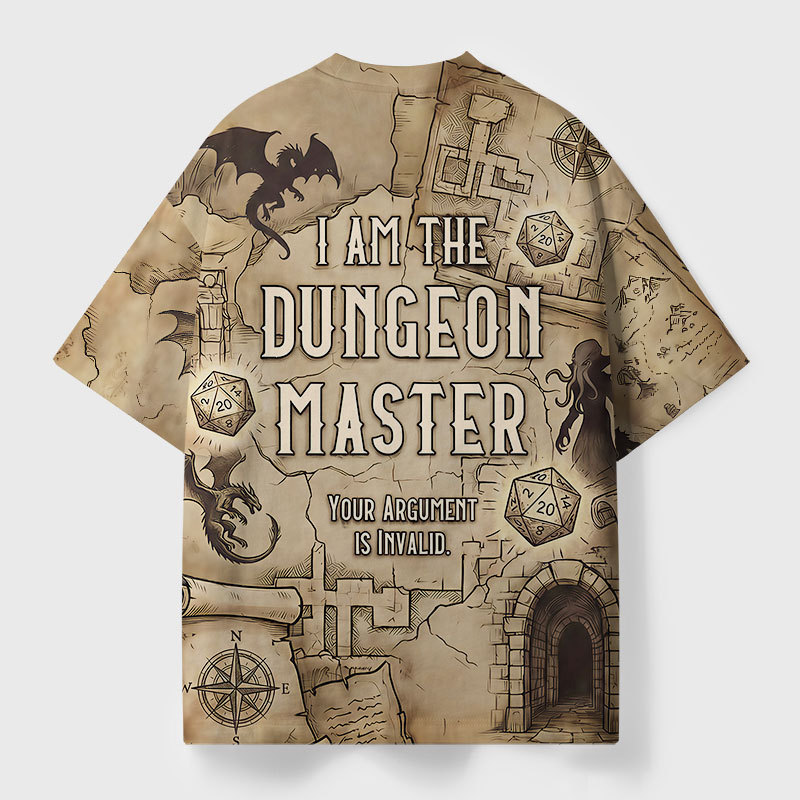 Dungeon Master Authority Geek All-Over Print T-Shirt