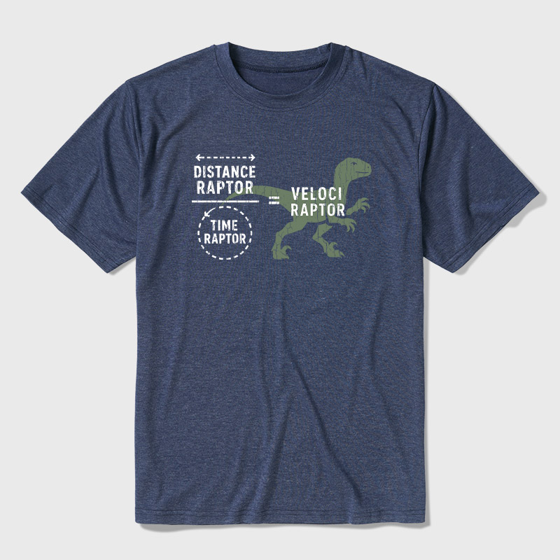 Equations Of Motion Science Velociraptor Ultra Soft Heather Tee