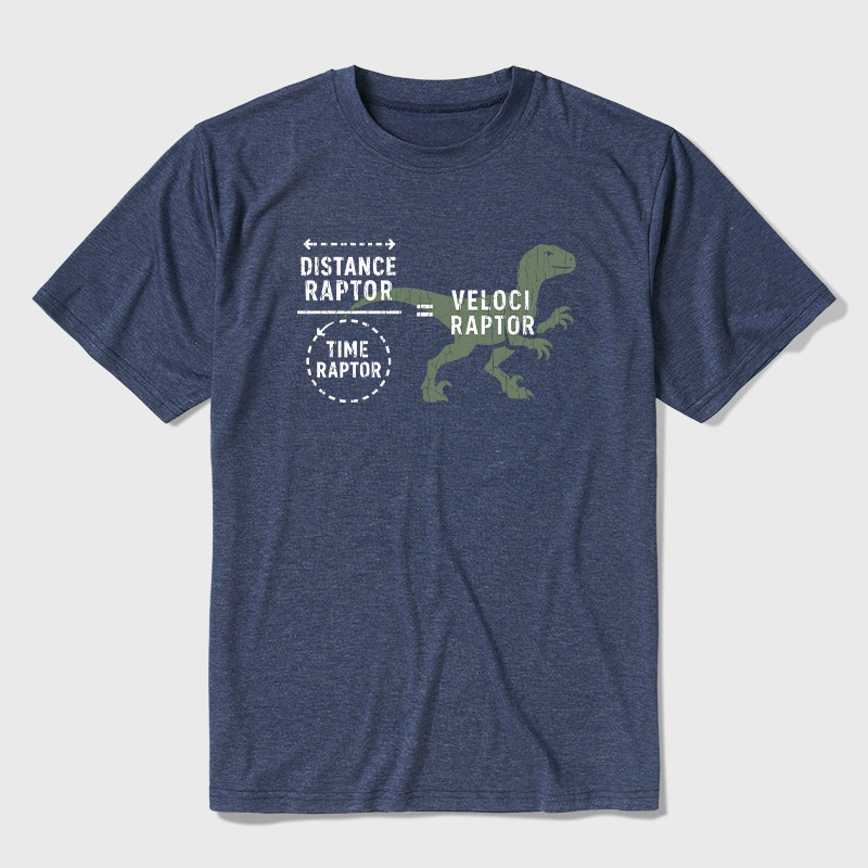 Equations Of Motion Science Velociraptor Ultra Soft Heather Tee
