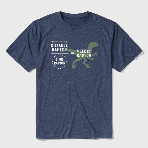 Equations Of Motion Science Velociraptor Ultra Soft Heather Tee