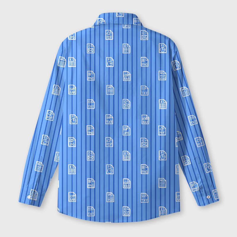 Digital File World Geek Long-Sleeved Shirt